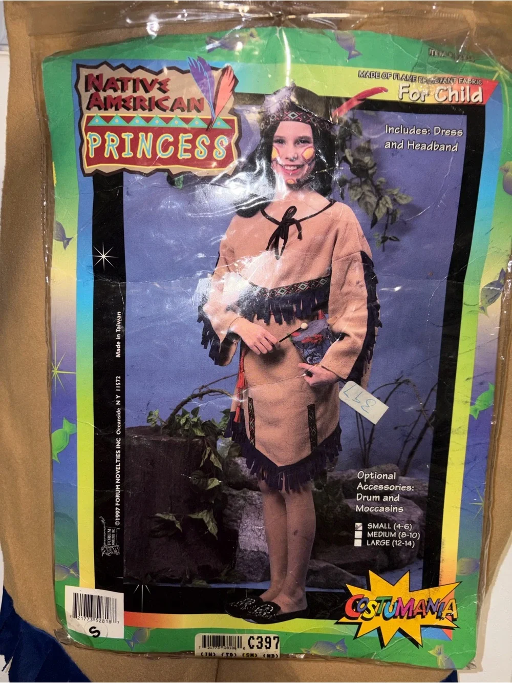 Native American Princess Kids Costume - small